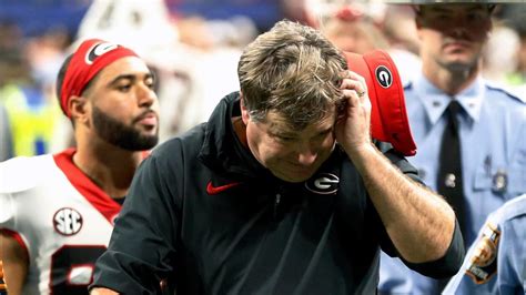 repsonse to smart card in colleges|Georgia coach Kirby Smart reacts to his player celebrating with .